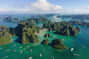 Cat Ba island with Lan Ha Bay is one of Vietnam's most renowned archipelagos and a UNESCO World Heritage Site with limestone karst cliff's waiting to be explored.